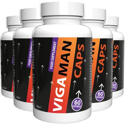 Zdjęcie produktu dla Vigaman - 300 Kapsułek (5 x 60 Kapsułek) - 5 Dawki
