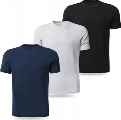 Produktbild von MEN'S CLASSIC T-SHIRT Set Glattes Kurzarm T-Shirt 3-PAK MORAJ M