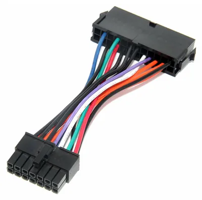 Produktbild von F36 Adapter Kabel 24-Pin auf 14-Pin Stromadapter für Lenovo / Medion ATX Mainboard Netzteil