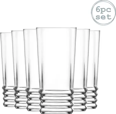 Obrázek produktu pro Sklenice LAV Elegan, sklenena, na vodu, 335 ml, 68x140 mm, bal. 6 ks