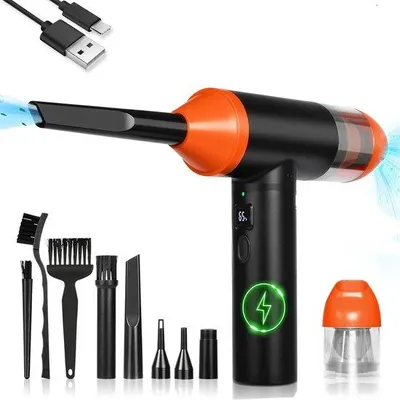 Produktbild von Elektrisches Lüftgerät - Hochdruckluft - Staubsauger - Oszillierendes Lüftgerät - Kompressorkanone - Präzise Reinigung - Ladungsfähig - Luftstrahlgerät