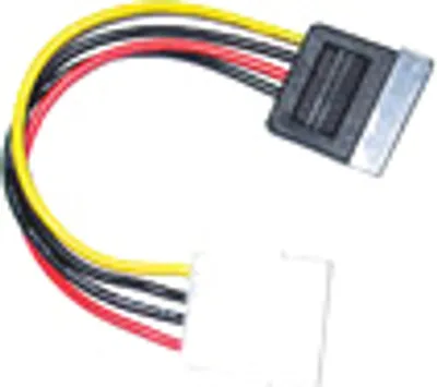 Produktbild von Microconnect PI01082, Molex (4-pin), SATA 15-Pin, 0,2 m, Männlich, Weiblich, Gerade