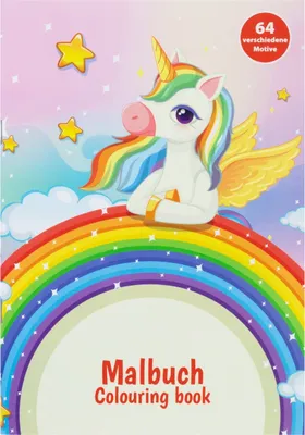 Produktbild von Malbuch / DIN A5 / 64 Seiten / "Einhorn"