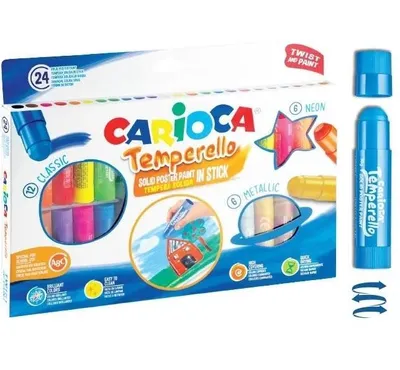 Immagine prodotto di Carioca - Verfstift carioca temperello set a 24 kleuren
