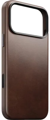 Produktbild von Leder Handyhülle für iPhone 18 Pro Max / 17 Pro Max mit MagSafe, Traditional Leather Case Horween Series, rustikales Braun