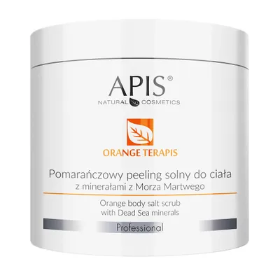 Produktbild von Apis Totes Meer Mineralien Orangen-Salzpeeling, 700g - Regenerierendes Körperpeeling für geschmeidige Haut