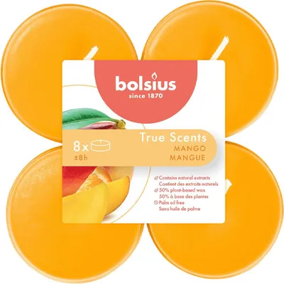 Produktbild von Bolsius Maxi-Lichte Mango 8 Stück
