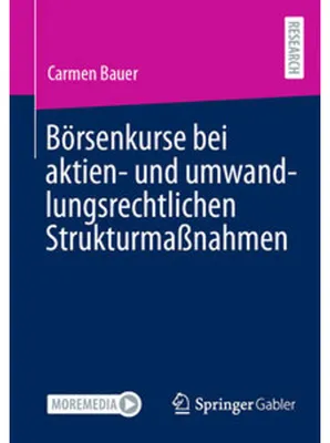 Immagine prodotto di Börsenkurse bei aktien- und umwandlungsrechtlichen Strukturmaßnahmen