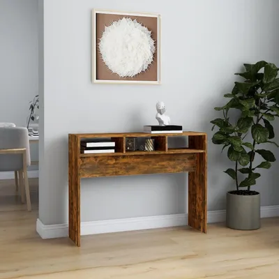 Produktbild von Möbel Konsolentisch/Beistelltisch Moderner design - Sofatisch für Wohnzimmer - Räuchereiche 105x30x80 cm Holzwerkstoff Top2609004