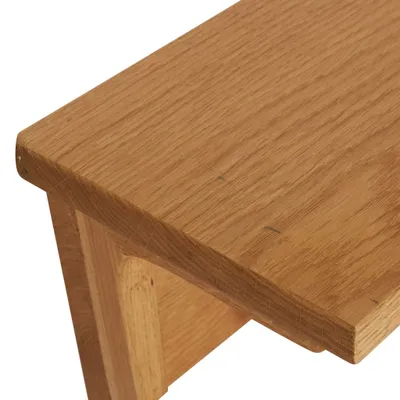 Produktbild von vidaXL Wandgarderobe 90x16x16 cm Massivholz Eiche