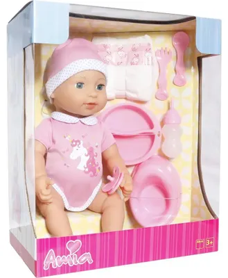 Produktbild von Amia Trink-und Näßpuppe 40 cm, inklusive Zubehör