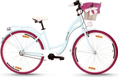 Obrázok produktu pre Dámsky mestský bicykel Goetze Style 28" – 3 rýchlosti Nexus, oceľový rám 18", LED osvetlenie, košík