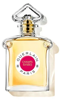 Produktbild von Guerlain Champs-Élysées, Frauen, 75 ml, Nicht nachfüllbare Flasche, Mimose, Rose, Schwarze Johannisbeere, Mimose, Mandel, Hibiskus, Vanille, Holz