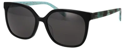 Produktbild von Esprit Damen Sonnenbrille Quadratisch Et40090 55538 Polarisiert UVA & UVB Schutz Schwarz 55mm