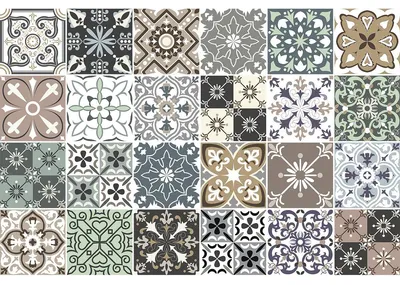Obrázek produktu pro Nálepky na obklady do kuchyně a koupelny – 24 námořnických nálepek ve stylu azulejos – 24 nálepek, 20 x 20 cm