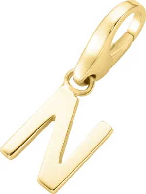 Produktbild von Charm Giorgio Martello Milano Buchstabe N, Silber 925 Gold Onesize