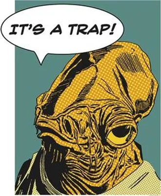 Produktbild von Poster Star Wars Classic Comic Quote Ackbar 40x50 cm