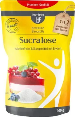 Produktbild von Borchers Sucralose Kristalline Streusüße (300 g)