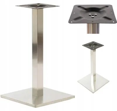 Produktbild von Tischfuss Silberner Metallfuss Für Loft-Tisch Chrom Arp177