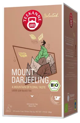 Produktbild von TEEKANNE Luxury Cup Mount Darjeeling -Tee 25 Portionen