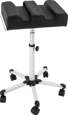 Immagine prodotto di Sgabello per pedicure, regolabile in altezza, design mobile, nero