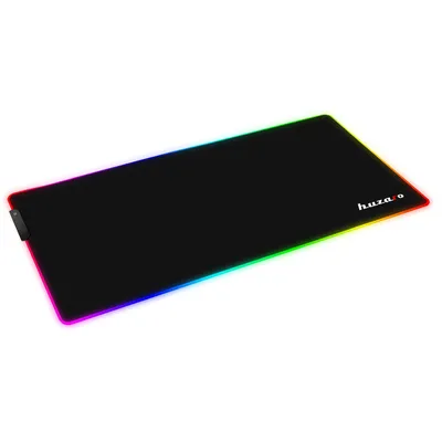 Image de Huzaro Tapis de souris RGB XL Gaming 80x30cm Tapis de souris grand étanche antidérapant forme ergonomique