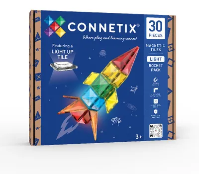 Obrázek produktu pro Connetix Tiles – Light Rocket Pack (30 ks)