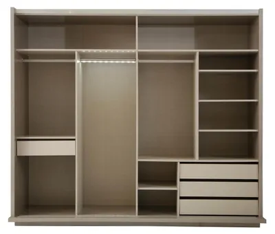 Produktbild von Perfekte Schlafzimmer-Set Luxus Bett Kleiderschrank Schminktisch 5 tlg