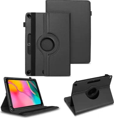 Produktbild von Tablet Tasche für Samsung Galaxy Tab A 10.1 2019 Hülle Schutzhülle 360° DrehbarFarben:Schwarz