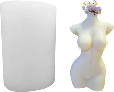 Produktbild von INF Silikonform Kerzenform Frauenkörper 11 cm
