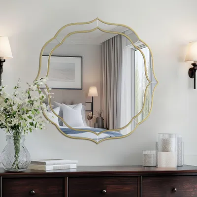 Immagine prodotto di Specchio da parete quadrato - Specchio da parete - Specchio decorativo - Specchio per bagno - Specchio per soggiorno - 80x80 cm