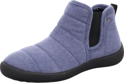 Produktbild von Rohde Damen Hausschuh warme Filz Stiefelette mit losen Einlagen D.Olbia 2009, Größe:42 EU, Farbe:Blau
