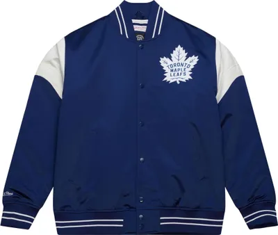 Produktbild von M&N Heavyweight Satin Jacke NHL Toronto Maple Leafs - M