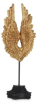 Engelfigur mehrfarbig Kunstharz 17,5 x 10 x 43 cm