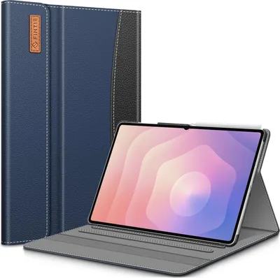 Produktbild von Fintie Hülle für Samsung Galaxy Tab S11 Ultra 14.6 Zoll 2025 Tablet SM-X930/X936, Multi-Winkel Betrachtung Folio Schutzhülle mit Dokumentschlitze und Auto Schlaf/Wach, Marineblau
