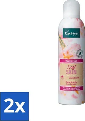 Obrázek produktu pro Kneipp - Sprchová pěna - Jemná pokožka - Pro suchou a citlivou pokožku - 200 ml - hodnotné balení - 2 kusy