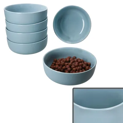 Produktbild von Ritzenhoff 6x Jasper Schale Ø14,5cm Graublau 360ml Steingut 6 Pers. Müslischüssel