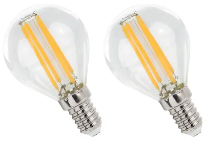 Produktbild von Spectrum E14 LED Lampe 4W 500lm 2700K Warmweiß 230V 2 Stück