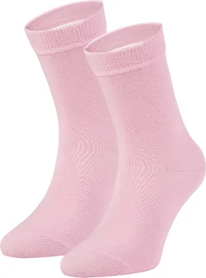 Produktbild von Kinder Socken für Mädchen & Jungen Lange Baumwollsocken, 30-35, Puderrosa (Bubble Gum)