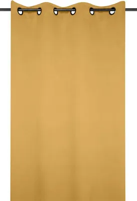 Immagine prodotto di Tenda oscurante "BLACKOUT" con anelli NOTTINO senape/senape 135x250 cm (prezzo per 1 pezzo) Francia