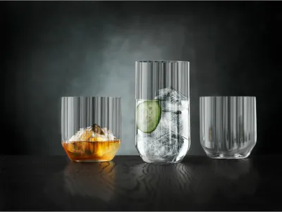 Immagine prodotto di Spiegelau Linear Longdrink, 4er Set, Longdrinkglas, Trinkglas, Glas, 445 ml, 4940179