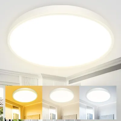 LED-Deckenleuchte 30,5 cm, 5 Farbtemperaturen, dimmbar, IP54