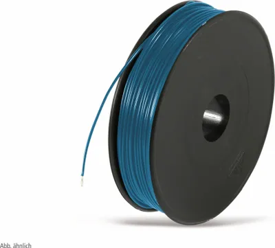 Produktbild von RAUTRONIC Draht YV, 0,5 mm, 100 m Spule, blau