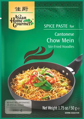 Immagine prodotto di Pasta di condimento per chow mein cantonese Asian Home Gourmet 50g