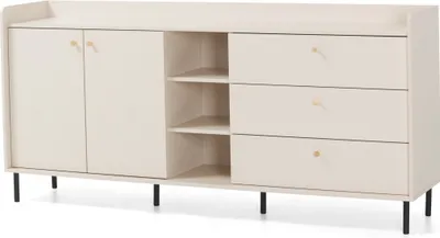 Produktbild von Furniture24 Sideboard Grande Gr4-Bpms Kommode Sandbeige (Struktur)