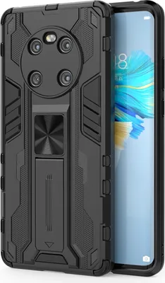 Obrázek produktu pro Pouzdro pro Huawei Mate 40 dvouvrstvé PC a TPU nárazuvzdorné pouzdro s bumperem a stojánkem černé