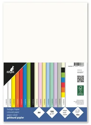 Produktbild von kangaro Multifunktionspapier DIN A4 120 g/qm raumweiß 100 Blatt