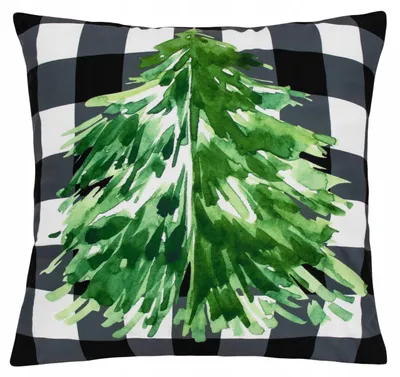 Produktbild von DOMAREX Weihnachtliche Dekokissenhülle 45x45 cm aus Samt