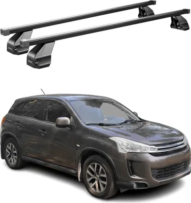 Produktbild von Menabo Dachträger Grundtäger für Citroen C4 Aircross 2012-2017 75kg Schwarz 2x