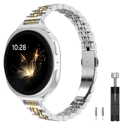 Image de Bracelet métallique fin, compatible avec la Samsung Galaxy Watch 9/8